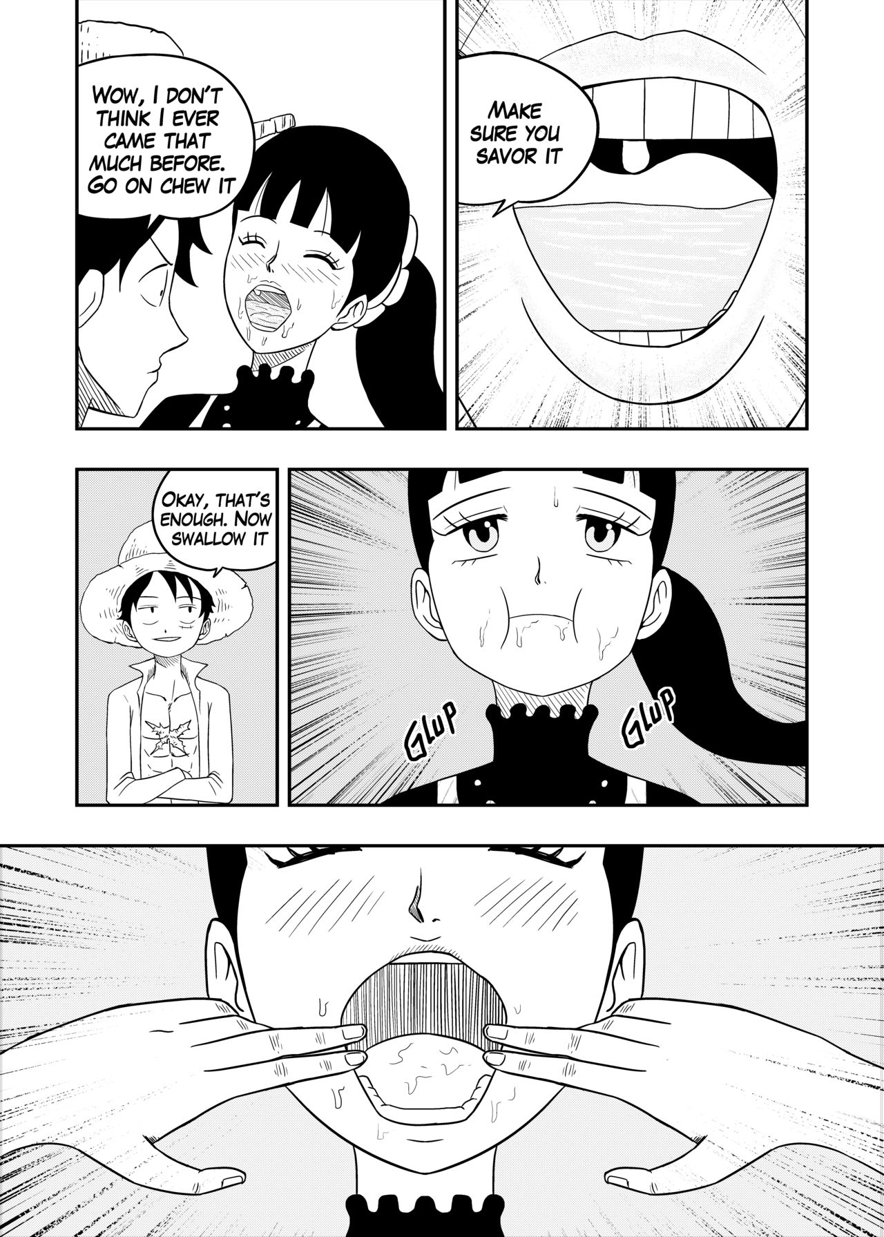 Charlotte Flampe x Luffy page 6 full