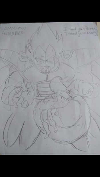 King Vegeta get power cover