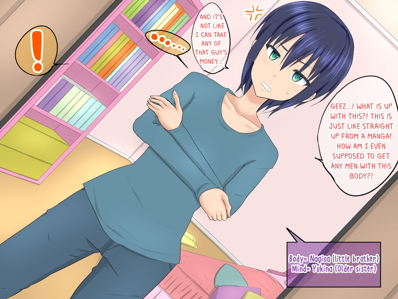 Irekawari de Otokonoko!? Bitch Gal na Ane no Sei de Onna ni Sareta Ore no Karada page 5 full