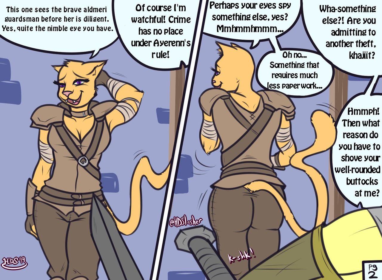 A Khajiit "Tail" of Bounty Bribery page 3 full