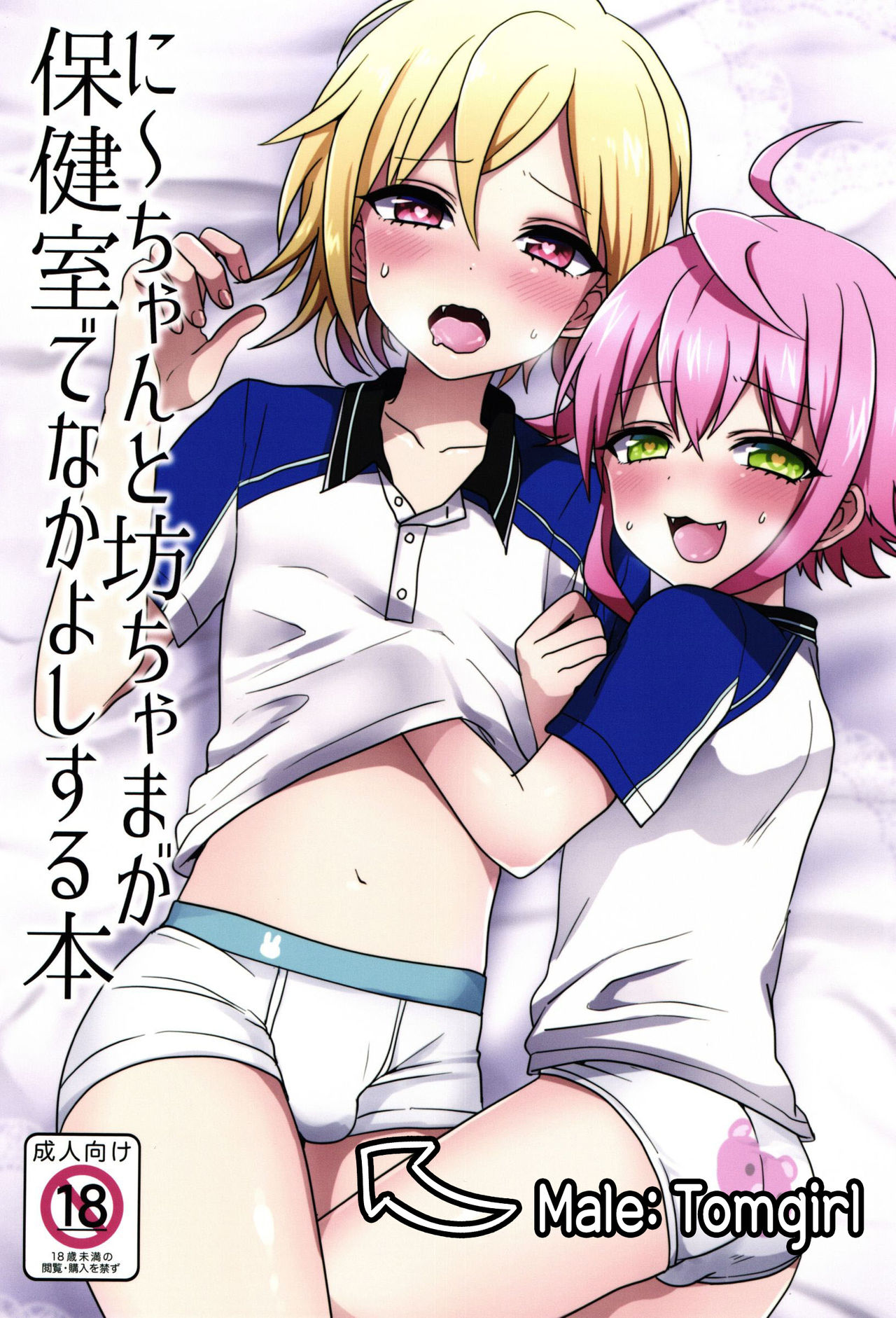 Ni~chan to Bouchama ga Hoken Shitsu de Nakayoshi Suru Hon | 니쨩과 도련님이 보건실에서 사이좋게 노는 책 page 1 full