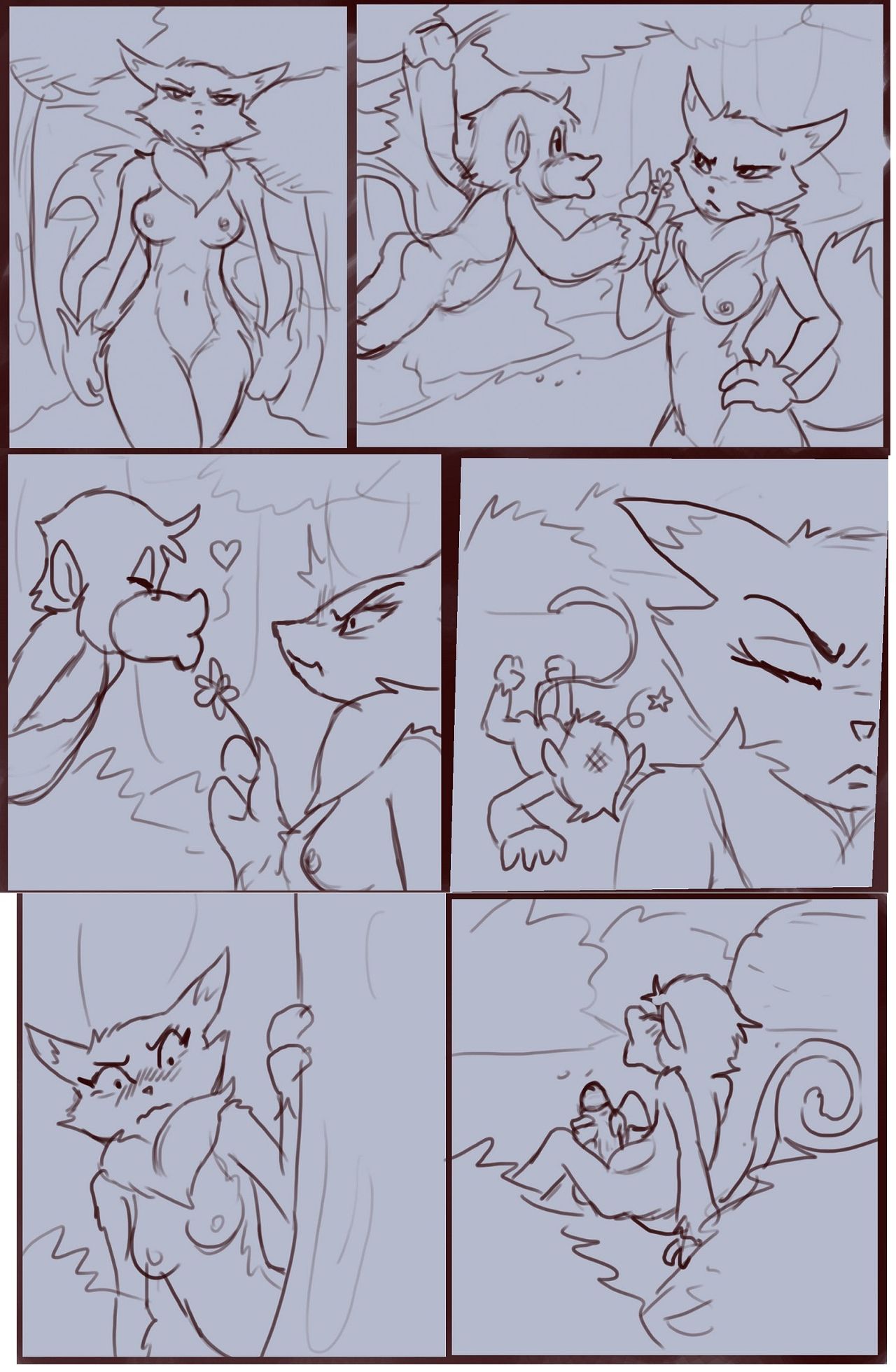 The Vixen and the Monkey page 1 full