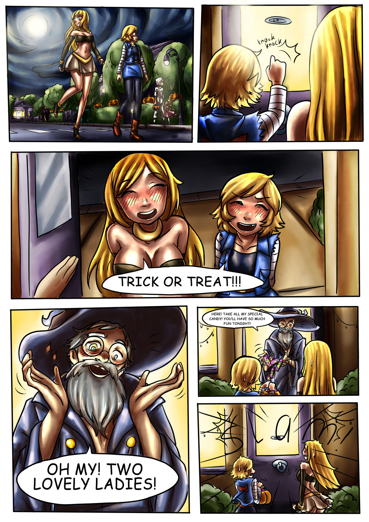 Gabi and Emily - Fun in Halloween page 2 full