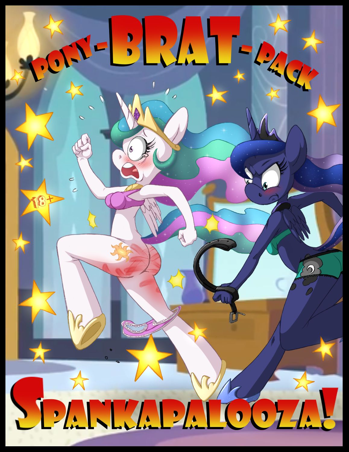 The Pony Brat Pack - Spankapalooza page 1 full