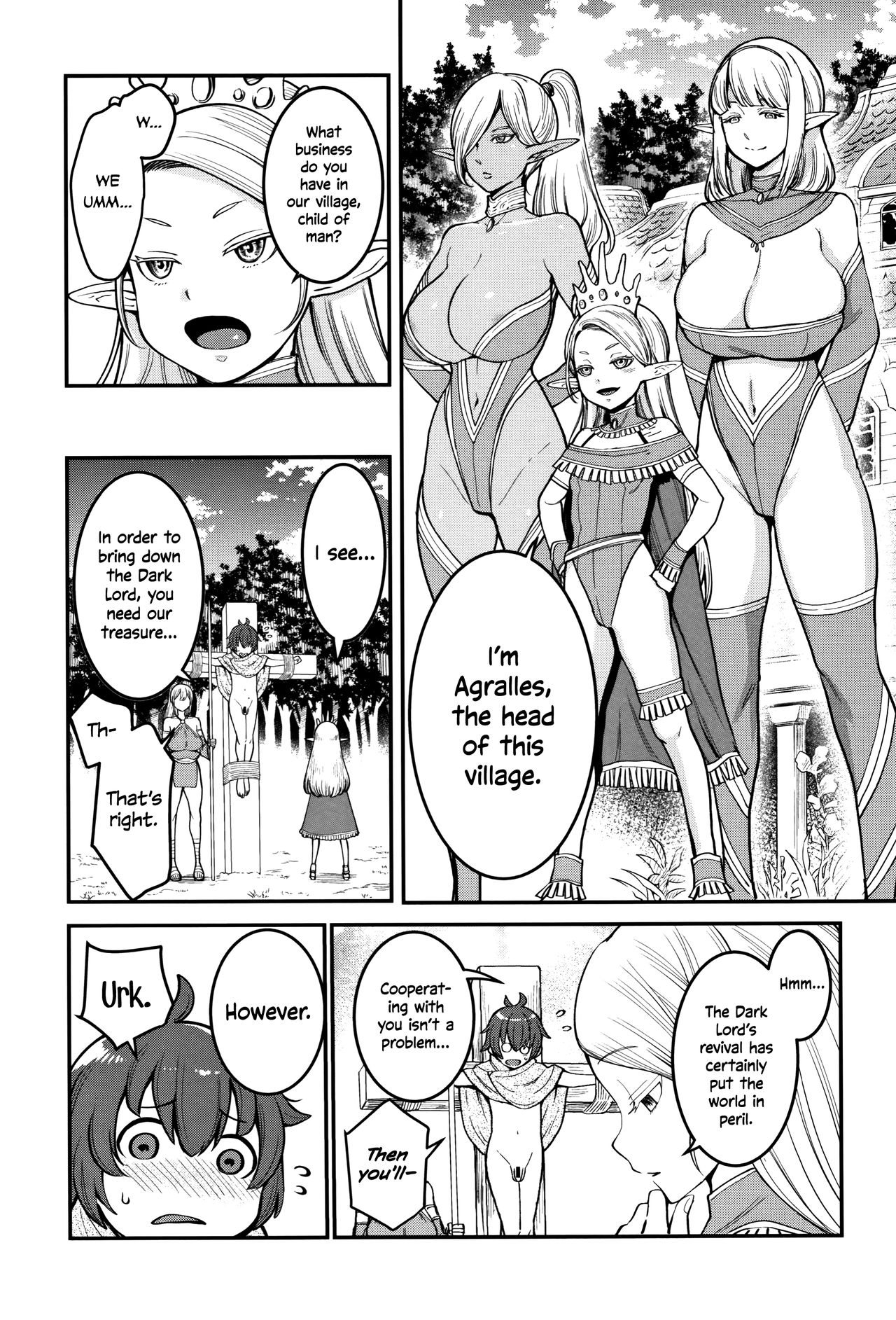 ChinTrai Quest II ~Shota Yuusha Elf no Sato de Dairankou~ | Dick Training Quest II ~Little Hero's Huge Orgy At the Elf Village~   =TLL + mrwayne= page 7 full