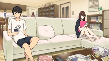 Ryoushin ga Dekakeru ya Ina ya Living no Sofa de Yarihajimeru Shitei | We Start Having Sex on the Living Room's Sofa as Soon as Our Parents Leave cover