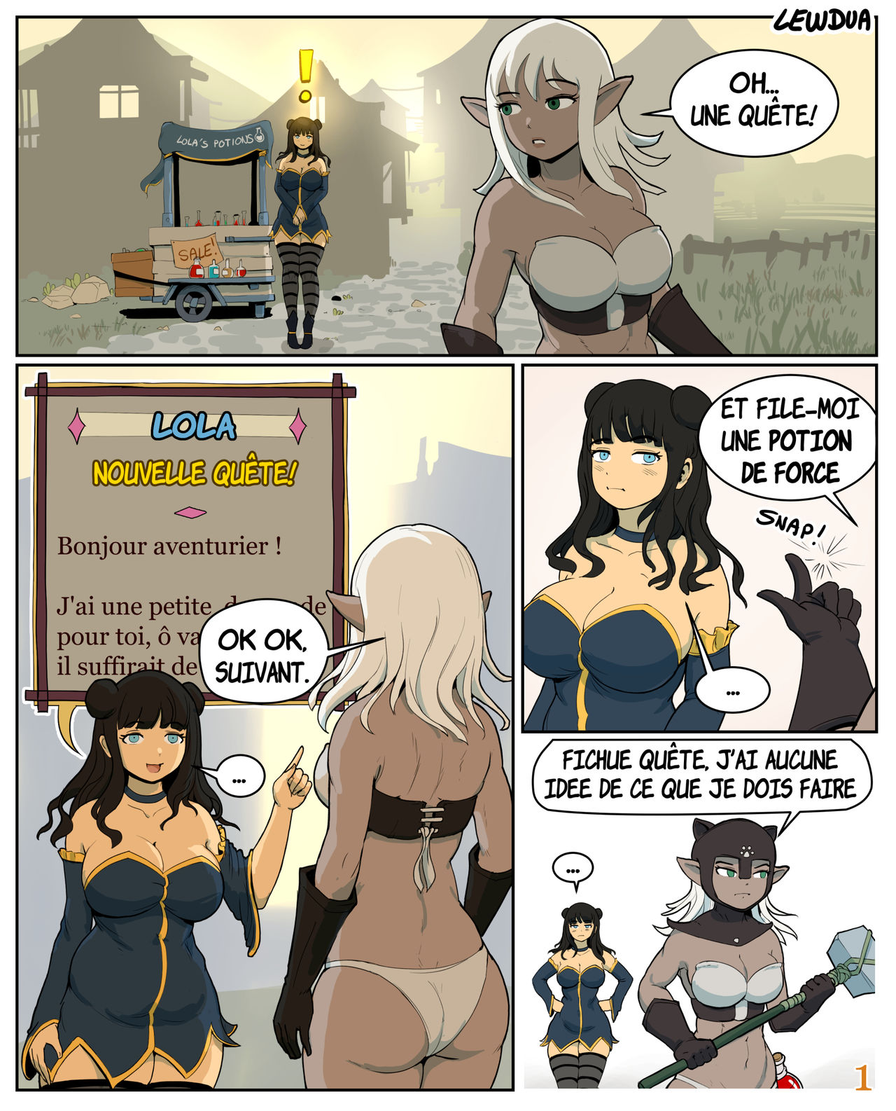 Lola Meets Pamela page 1 full