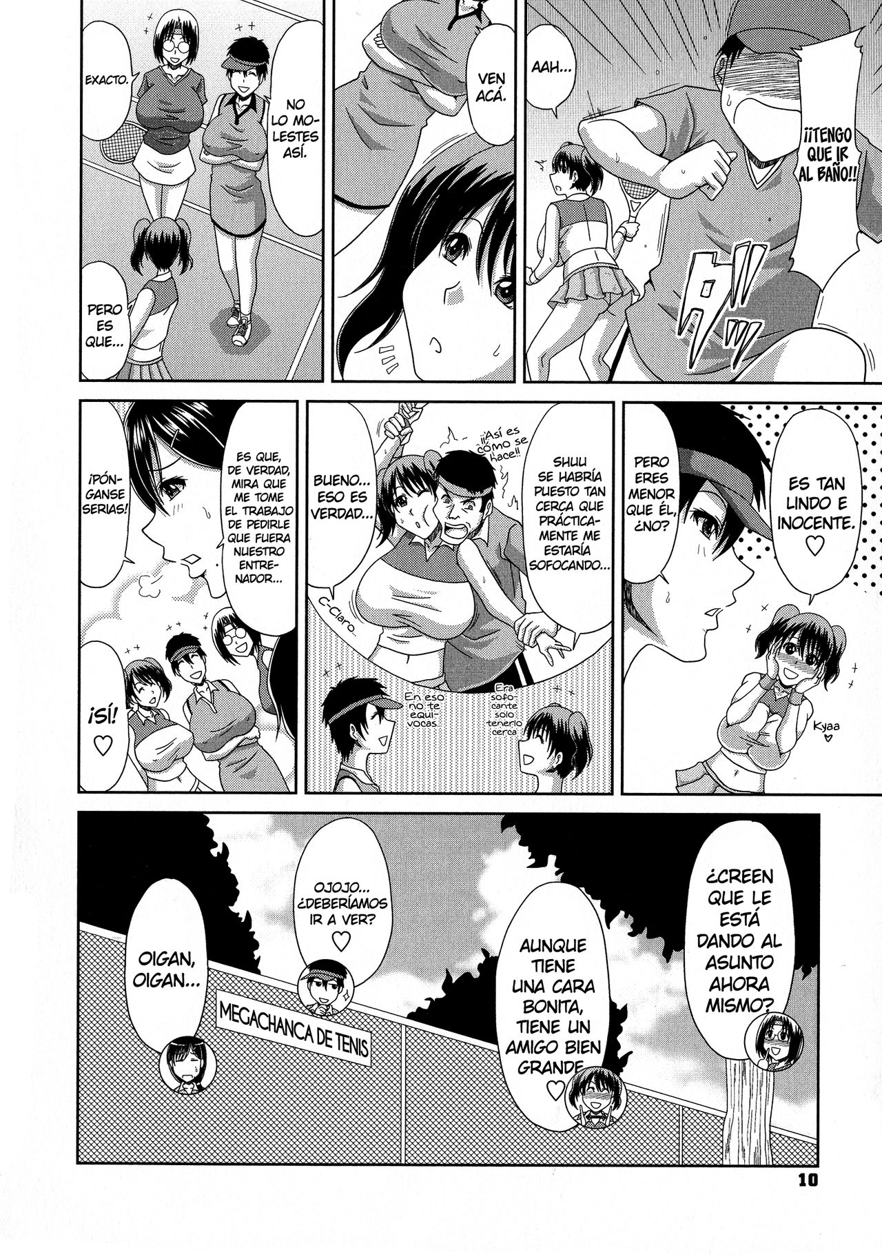 Yokubou Mansai 1-2 - Ochiru Yome OP Tennis 1-2 page 10 full