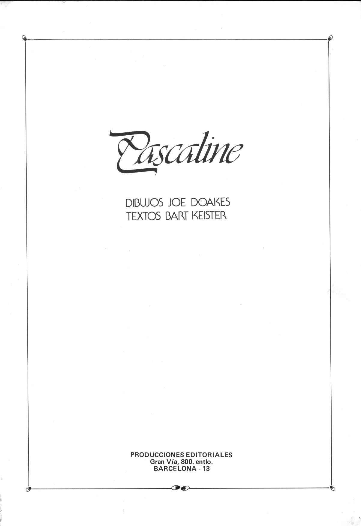 Especial Star Books  - Pascaline by Bill Ward page 2 full