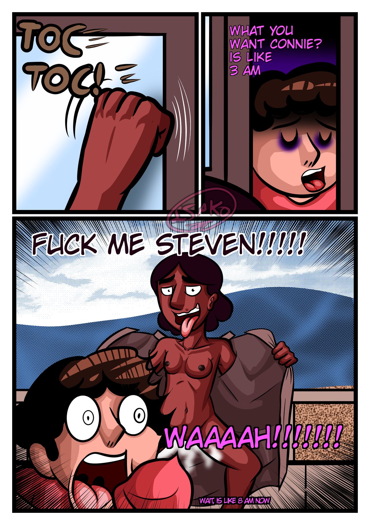 Connie stabs Jeff page 1 full