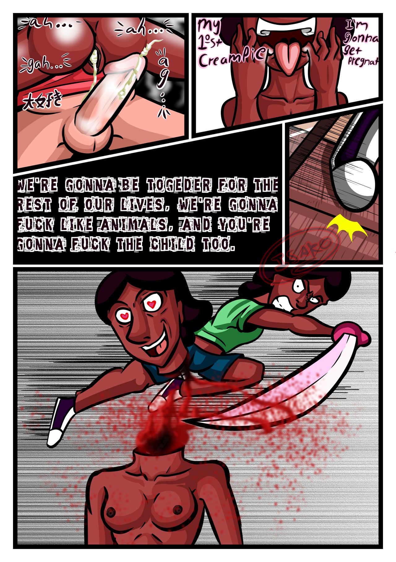 Connie stabs Jeff page 8 full