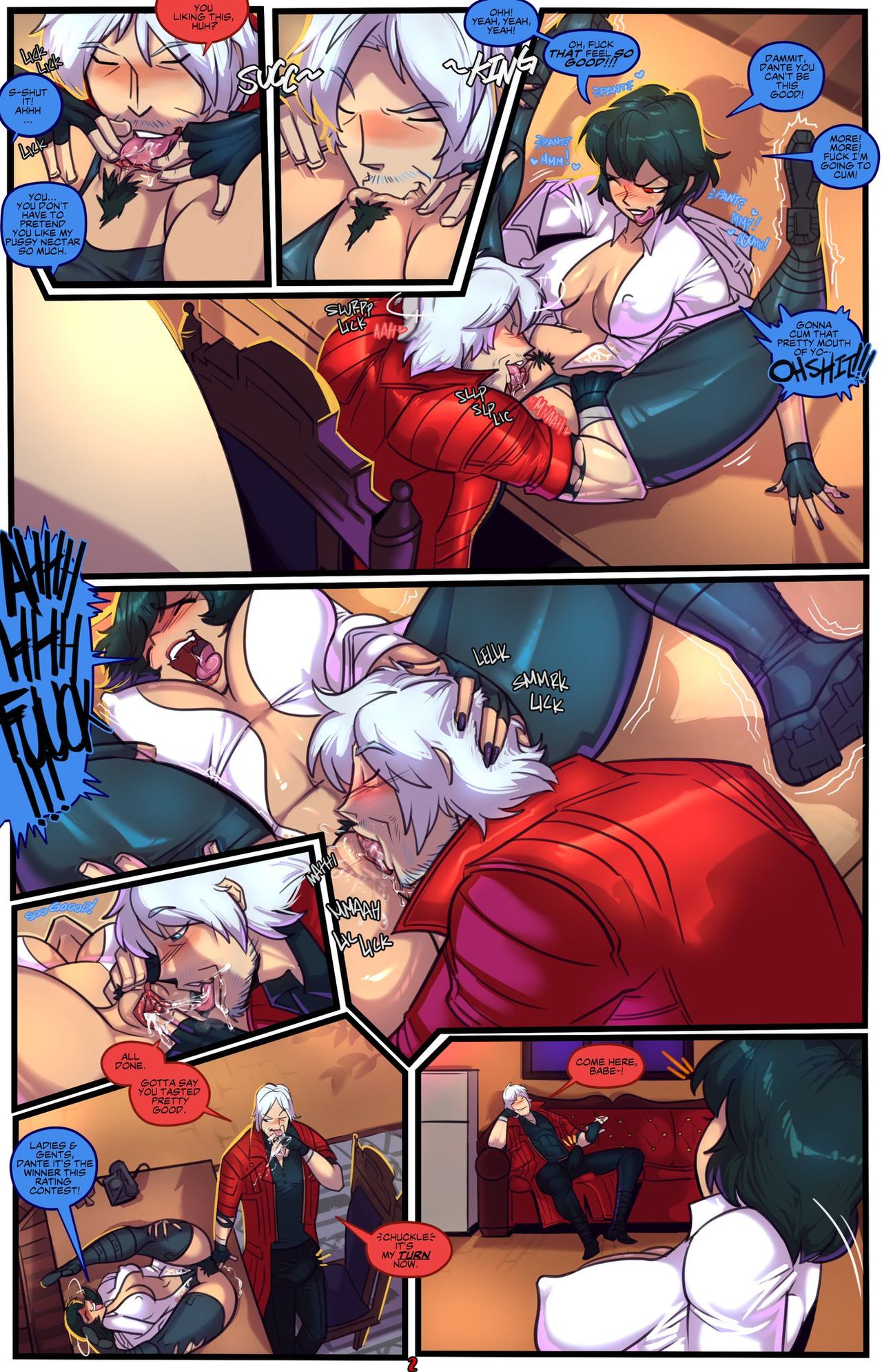Devil May Fuck : Dante X Lady - Sex &amp; Gambling page 2 full