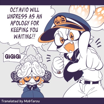 Octavio will undress as an apology for keeping you waiting!! cover
