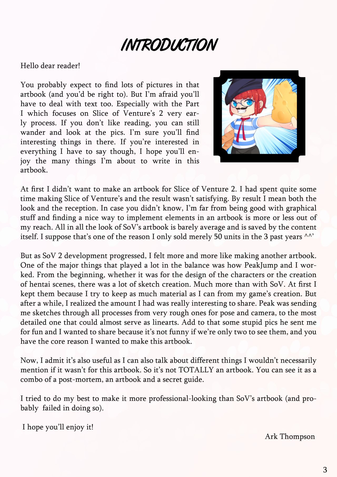 Slice of Venture 2 Official Artbook page 3 full