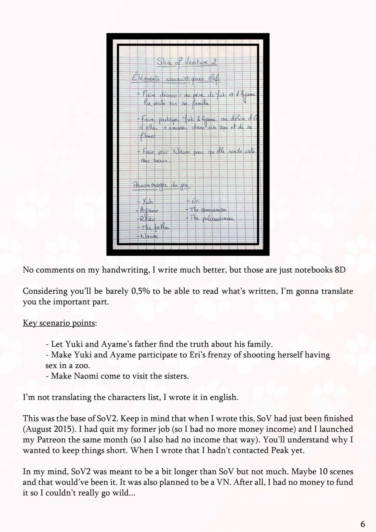 Slice of Venture 2 Official Artbook page 6 full