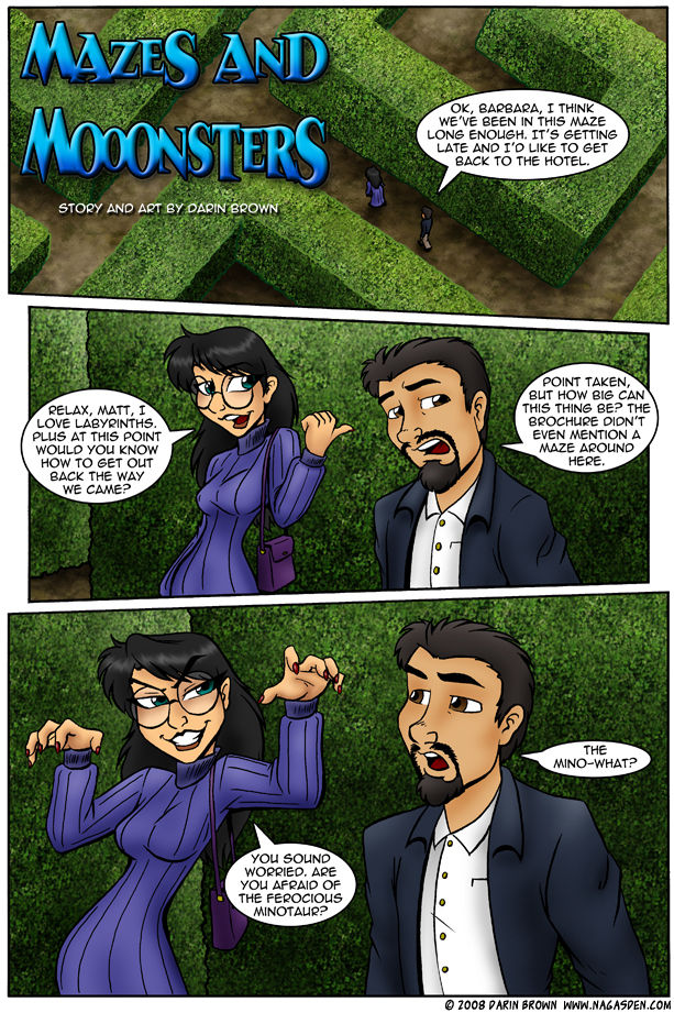 Mazes and Moonsters page 1 full