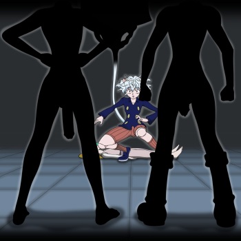 Gon and Killua Bully a Cat cover