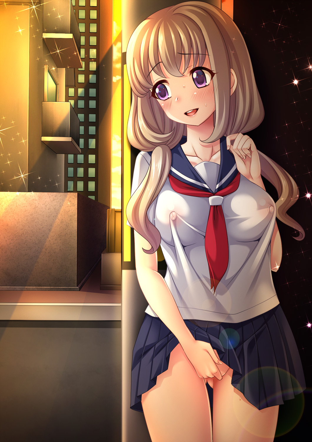 H na Shojo ga Roshutsu Shite Kimochiyoku Naru CG Shuu page 3 full