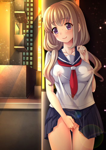 H na Shojo ga Roshutsu Shite Kimochiyoku Naru CG Shuu cover