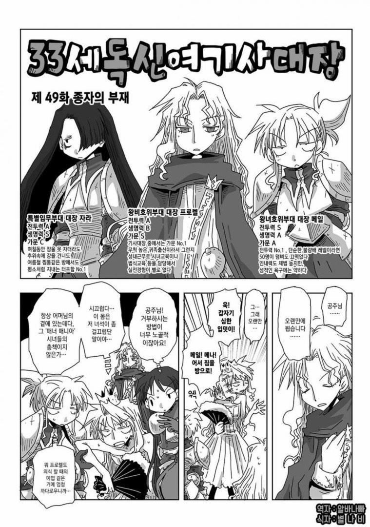 33-sai Dokushin Onna Kishi Taichou | 33세 독신 여기사 대장 Ch. 47-86 page 5 full
