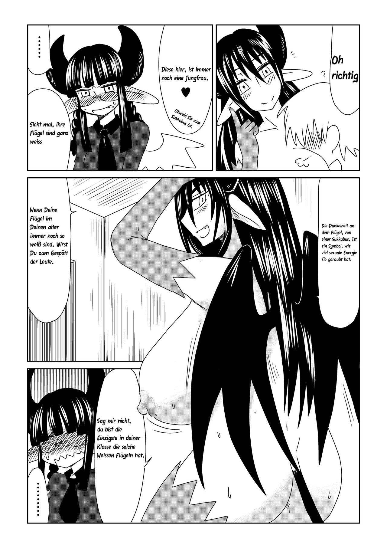 Shojo Succubus wa Hane ga Shiroi. | Die Weisse Flügel einer Jungfräuliche Sukkubus page 4 full