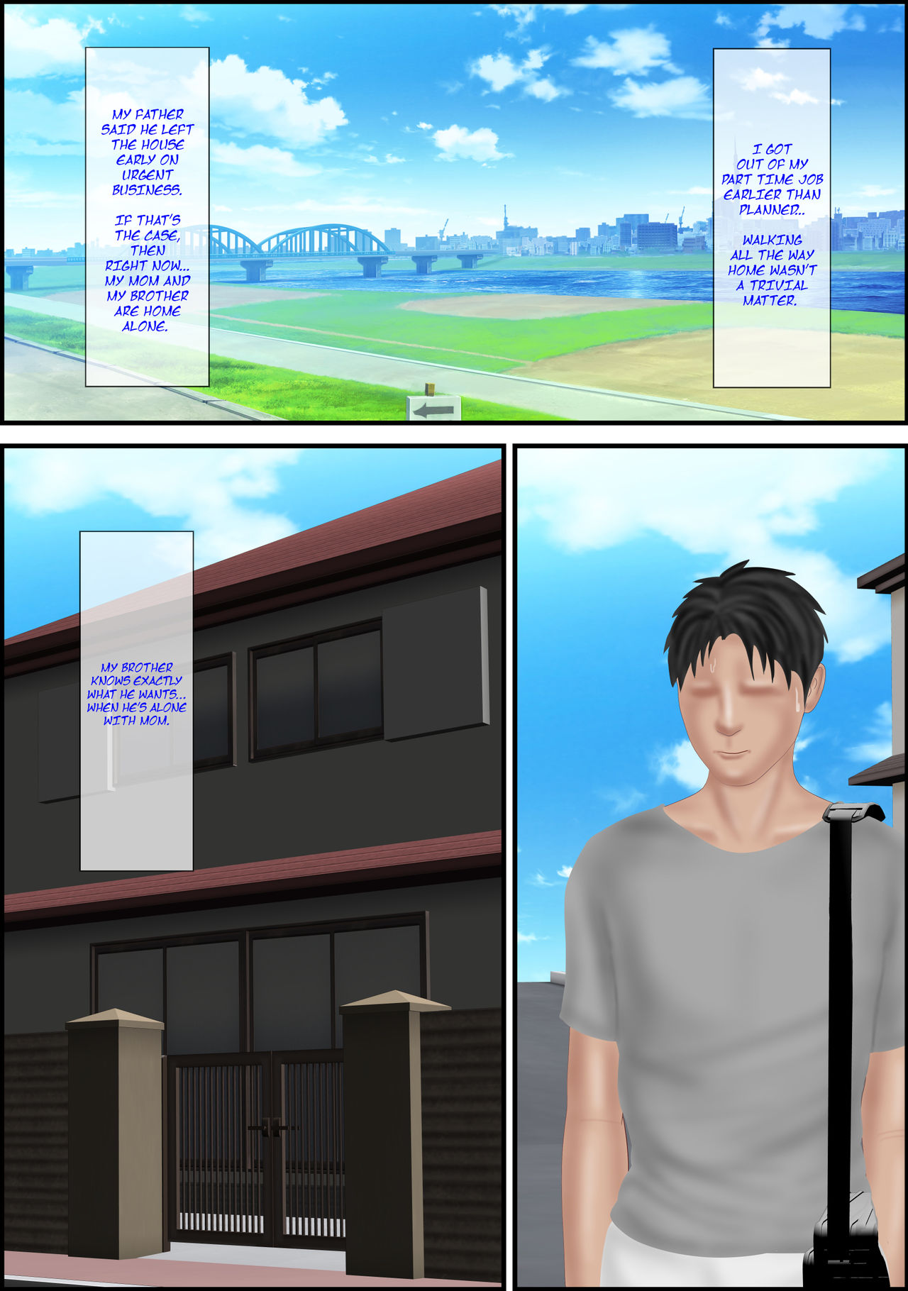Haha no Shizuka na Aegigoe 2 | Mother's Gentle Moans 2 page 9 full
