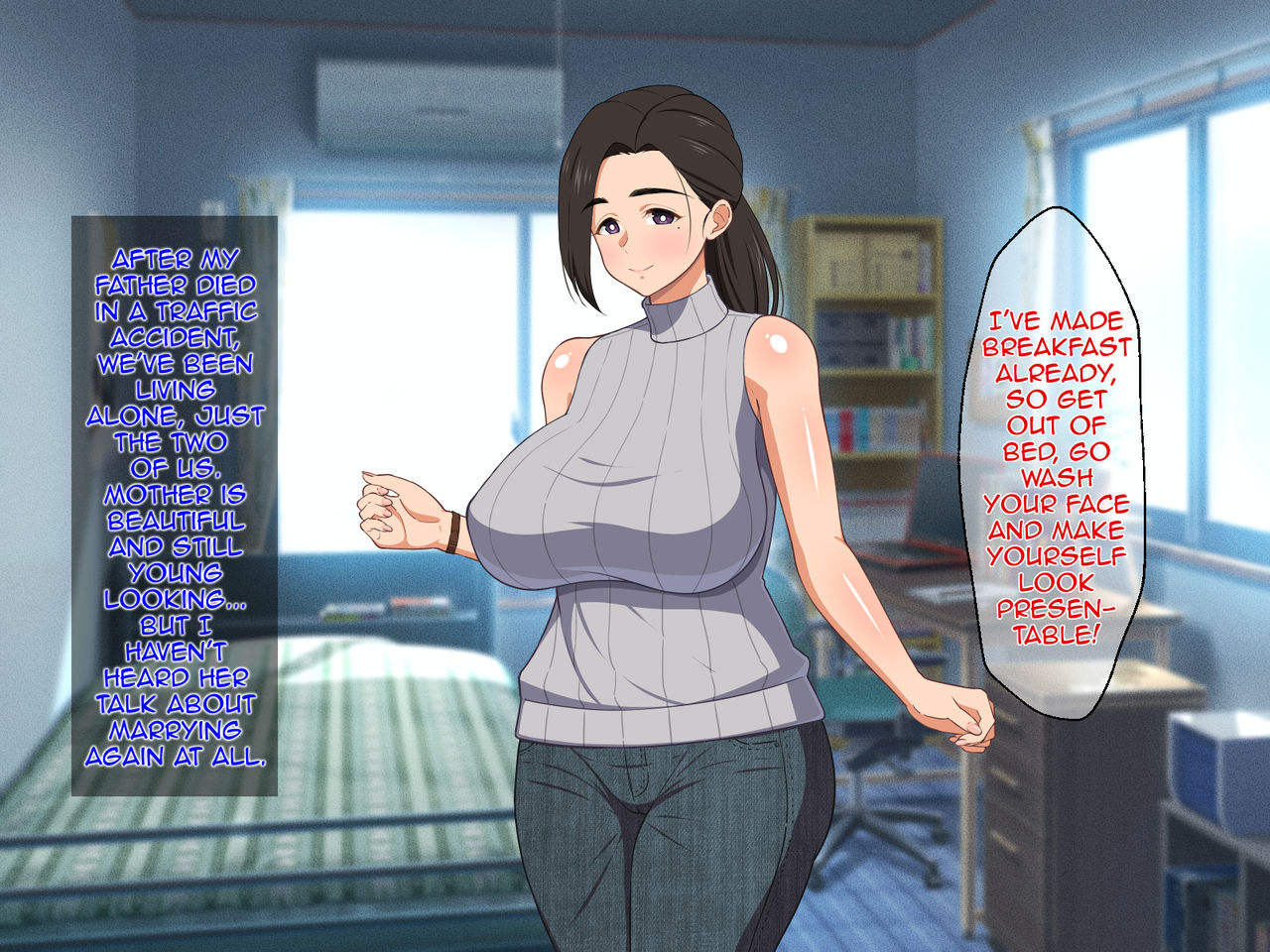 Amaama Bijin Okaa-san ni Tanetsuke Shite Soitogechau Hanashi | The Story about Mating with a Sweet, Beautiful Mother to Remain Married for Life page 7 full