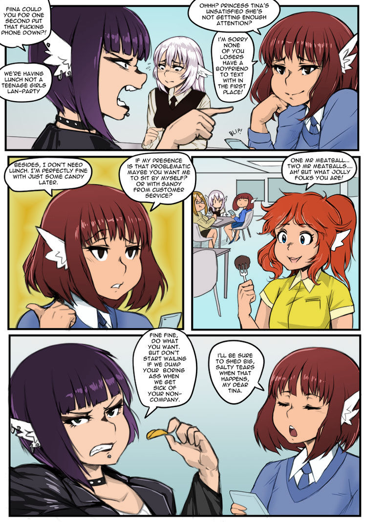 No Lunch Break! Colored Version page 7 full