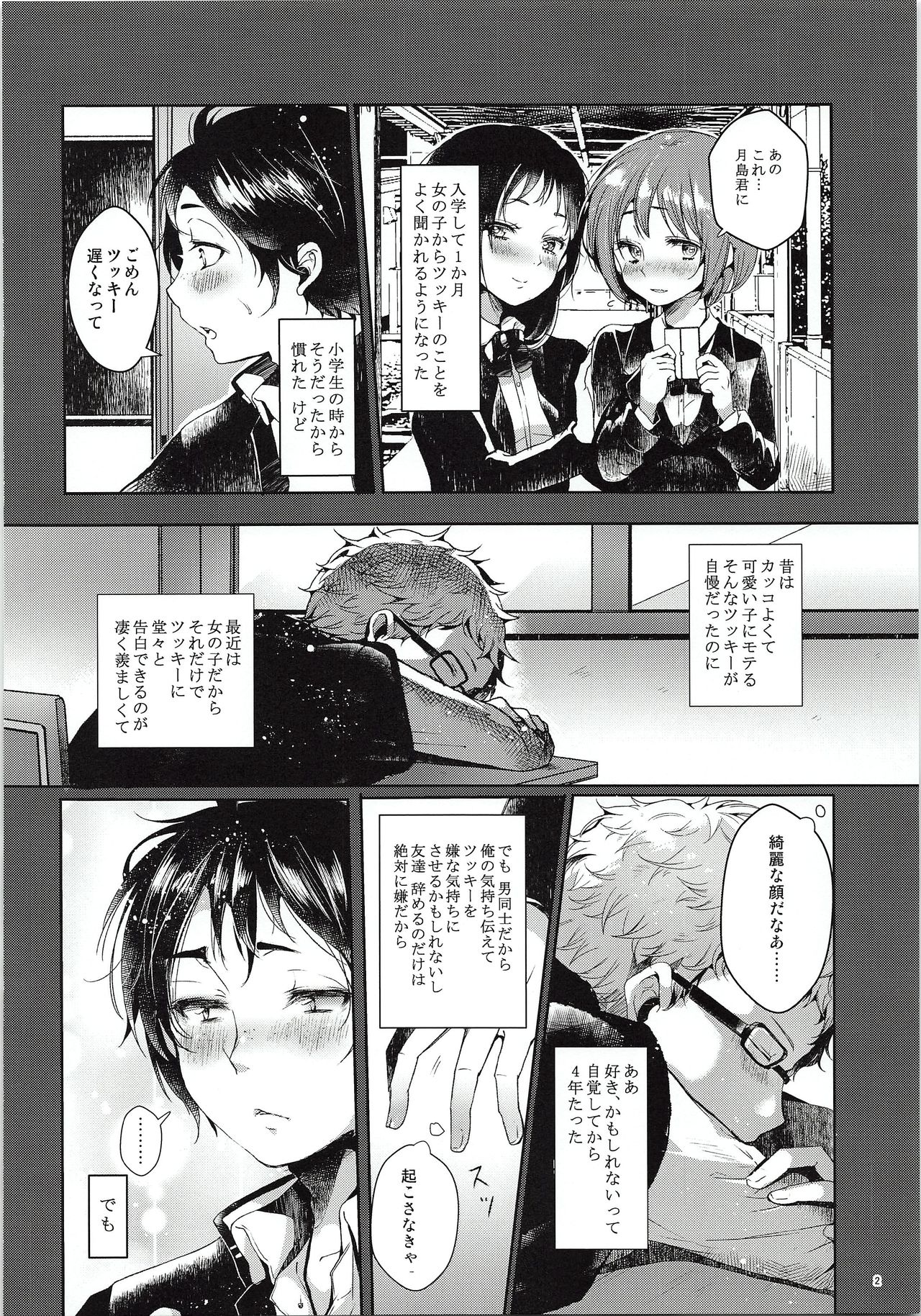 Tsukki! Shiyouyo page 3 full
