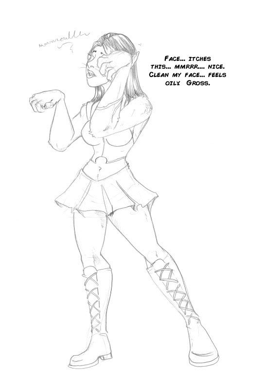 Goth Catgirl page 8 full