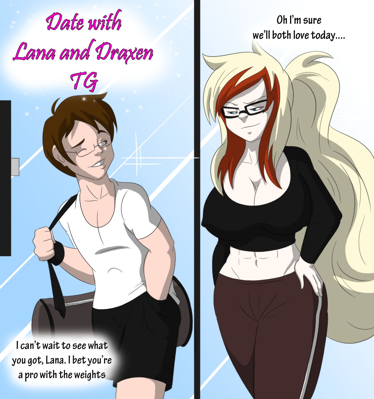 Date with Lana TG - Daxen Gym Date page 1 full