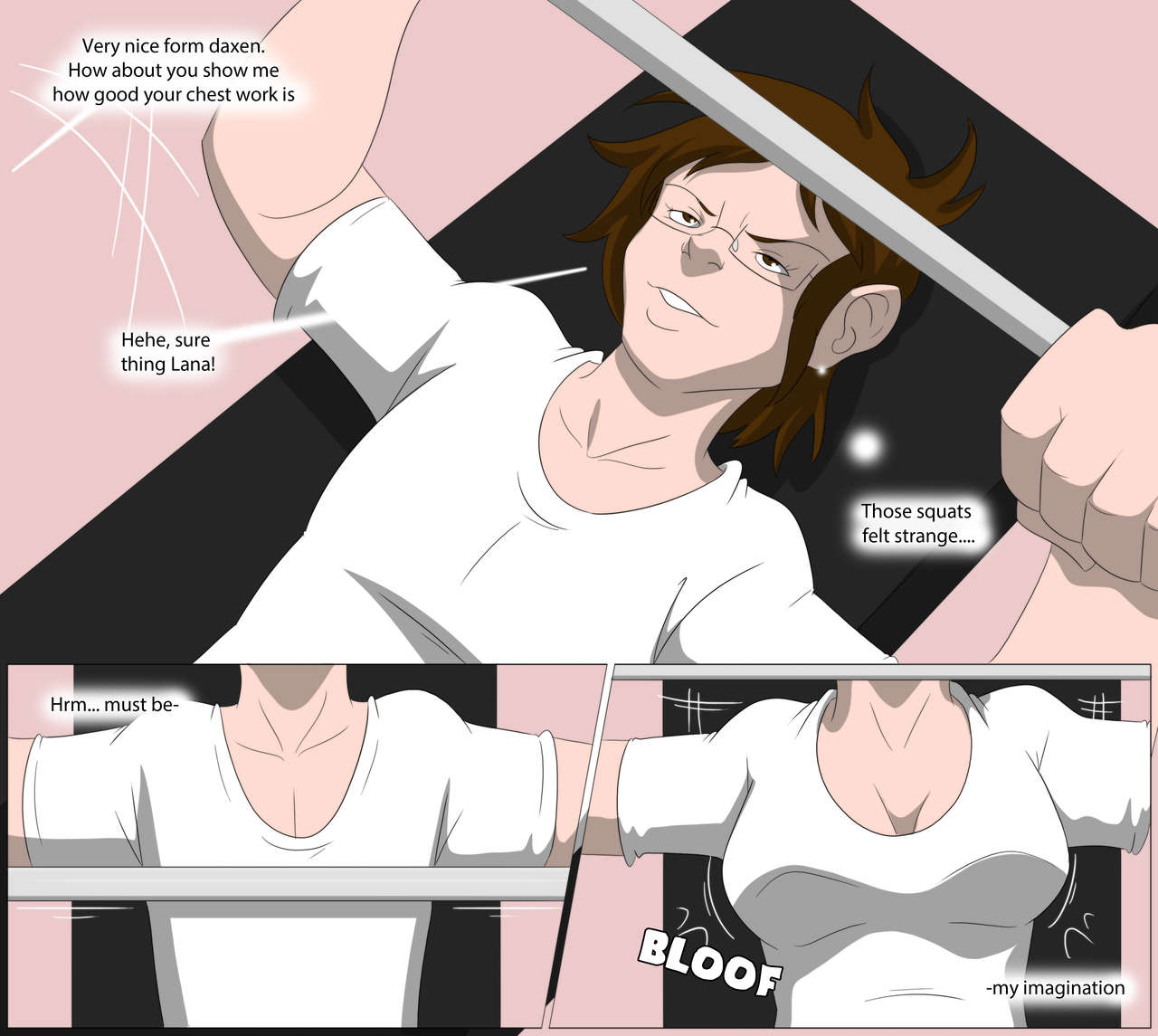 Date with Lana TG - Daxen Gym Date page 4 full