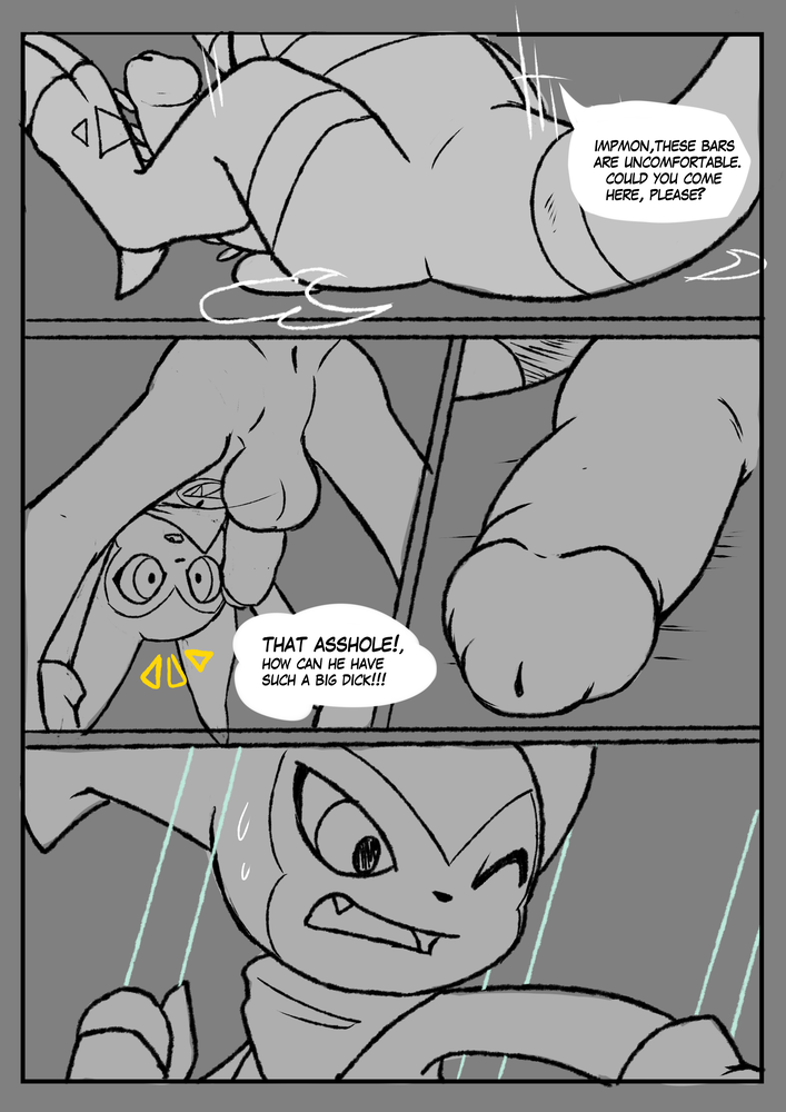 An inexperienced Guilmon page 9 full