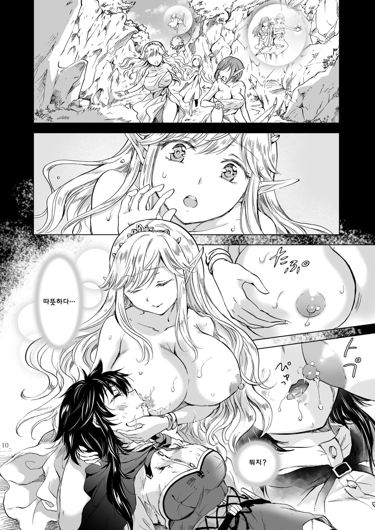 Seinaru Chichi no Elf Hime | 성스러운 가슴의 엘프 공주 page 10 full