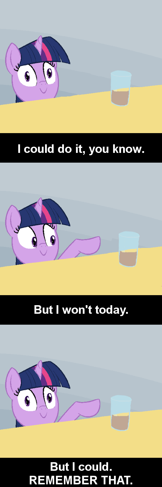 Twilight Sparkle With A Glass Of Chocolate Milk page 2 full