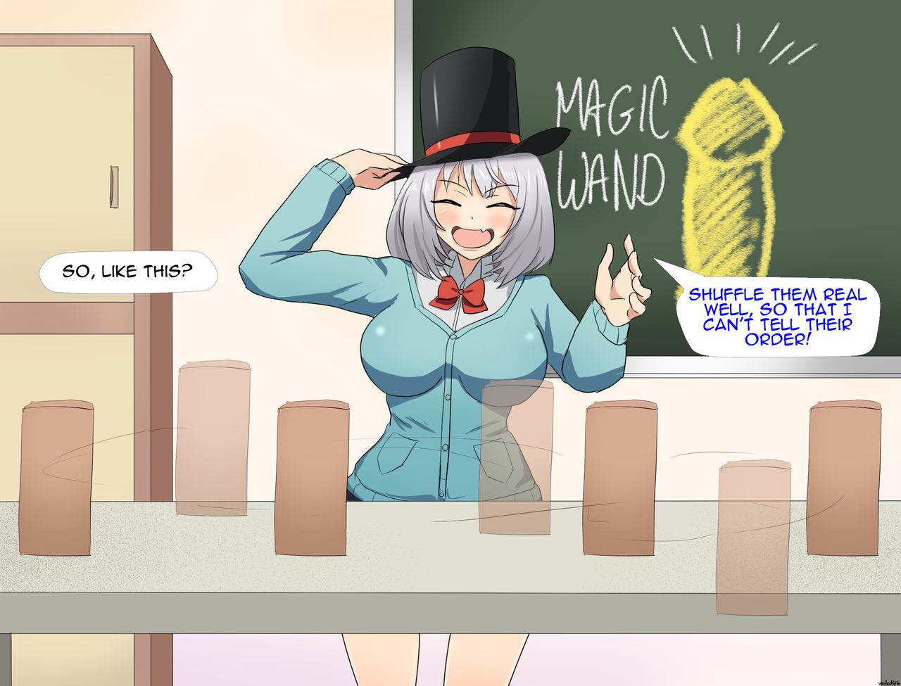 Magical Sempai's Magical Trick! page 4 full