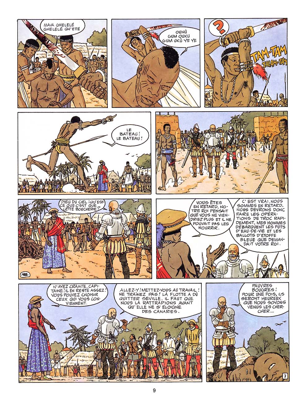 La Sueur du Soleil - 2 - La perle de Cubagua page 9 full