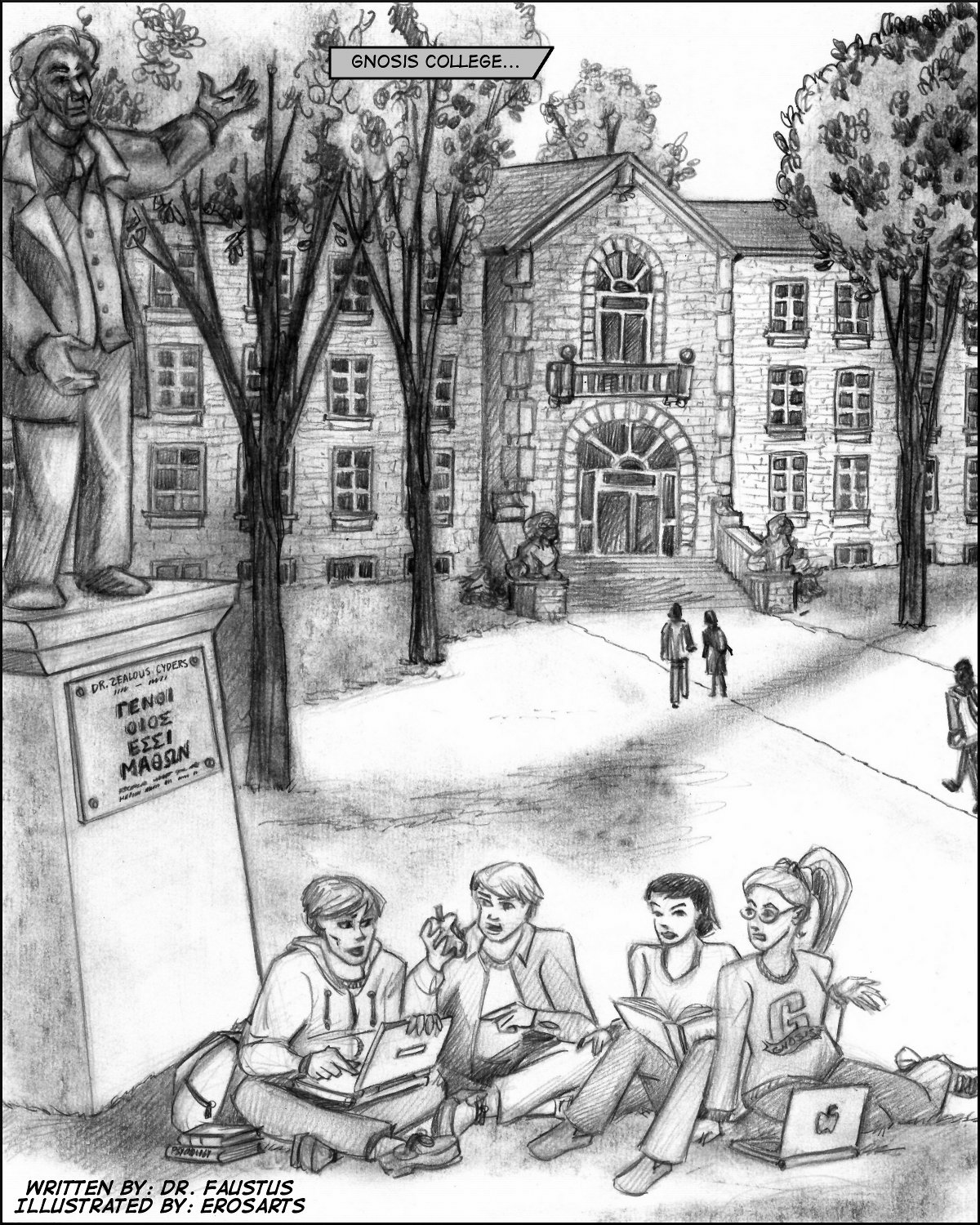 Tales of Gnosis College Comix Vol. 1 - Apsinthion Protocol page 3 full