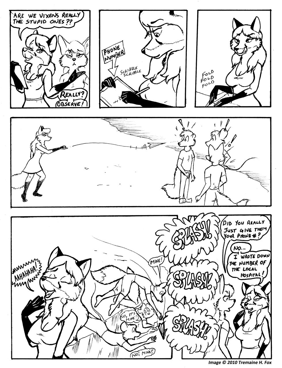 Poking at Vixens 3 page 3 full