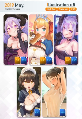 Patreon rewards May 2019 cover