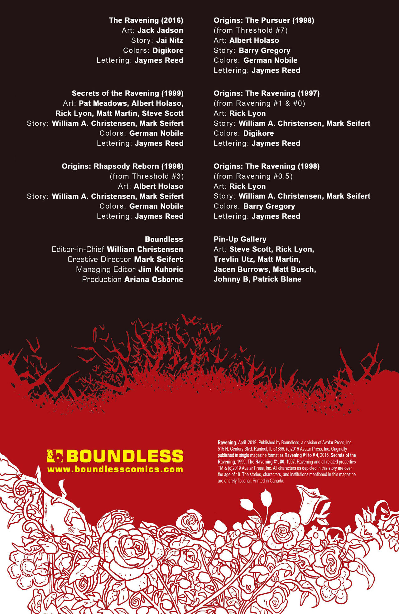 The Ravening - Volume 1 page 3 full