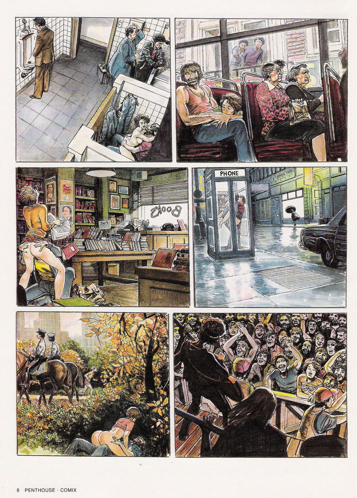 Penthouse Comix 01 page 8 full