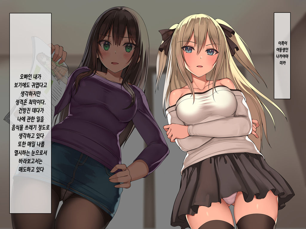 Ore o Mikudashi Obutsu Atsukai suru Keppekishou JK Osananajimi to JK Imouto o Saimin App de Kyousei Dosukebe Hatsujou Sasete Tanetsuke SEX Hamemakuri! | 나를 멸시하며 오물취급하는 결벽증 JK 소꿉친구와JK여동생을 최면프로그램으로 강제로 스케베 발정시켜서 마구잡이 교배 page 10 full