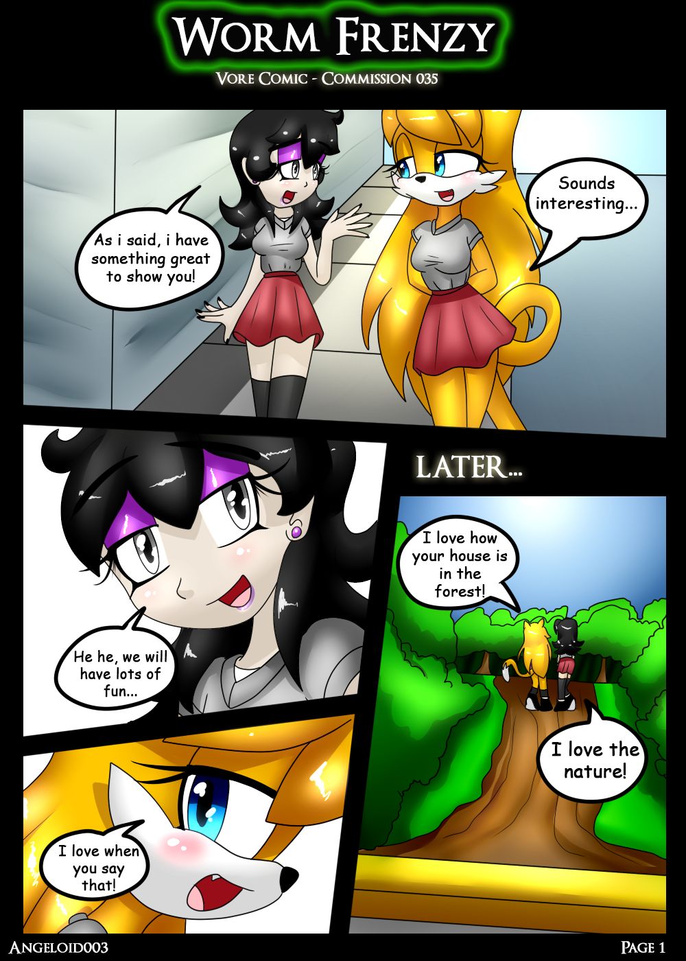 Worm Frenzy page 1 full