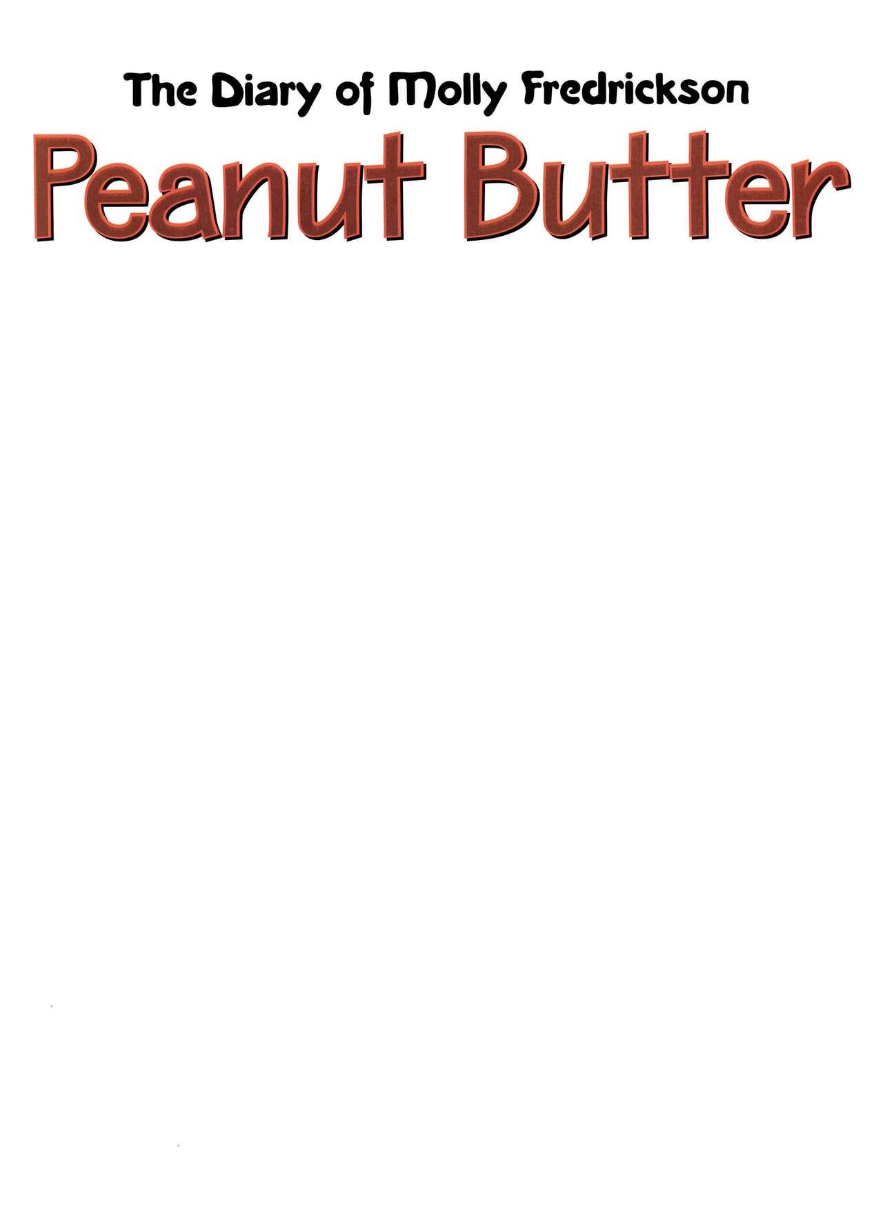 Peanut Butter - Volume #1 page 2 full