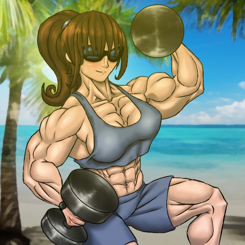 Muscle Girl 4 page 6 full