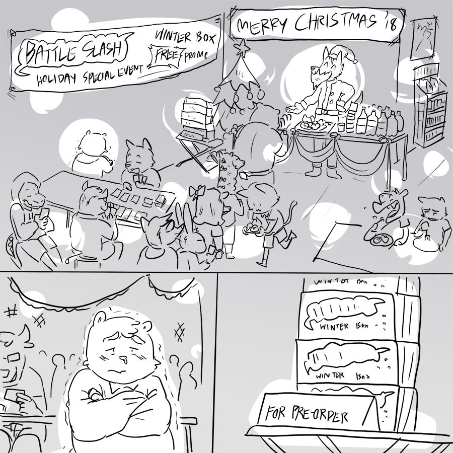 Booster Bear "Winter Box" page 1 full