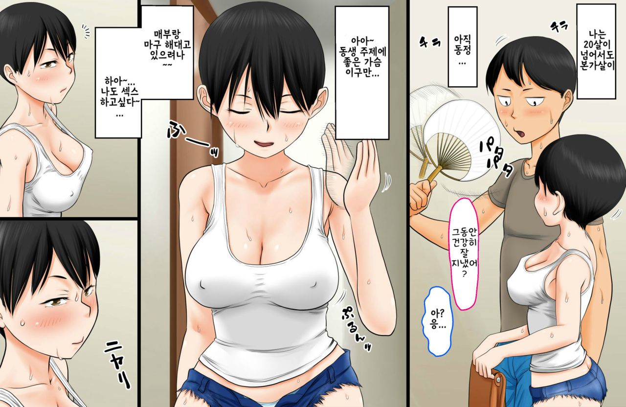 Senjitsu, Nazeka Imouto ga Yarasete Kuretande Doutei Sotsugyou Dekichatta Hanashi | 요전에, 어째선지 여동생이 하게 해줘서 동정 졸업을 하게 된 이야기 page 4 full