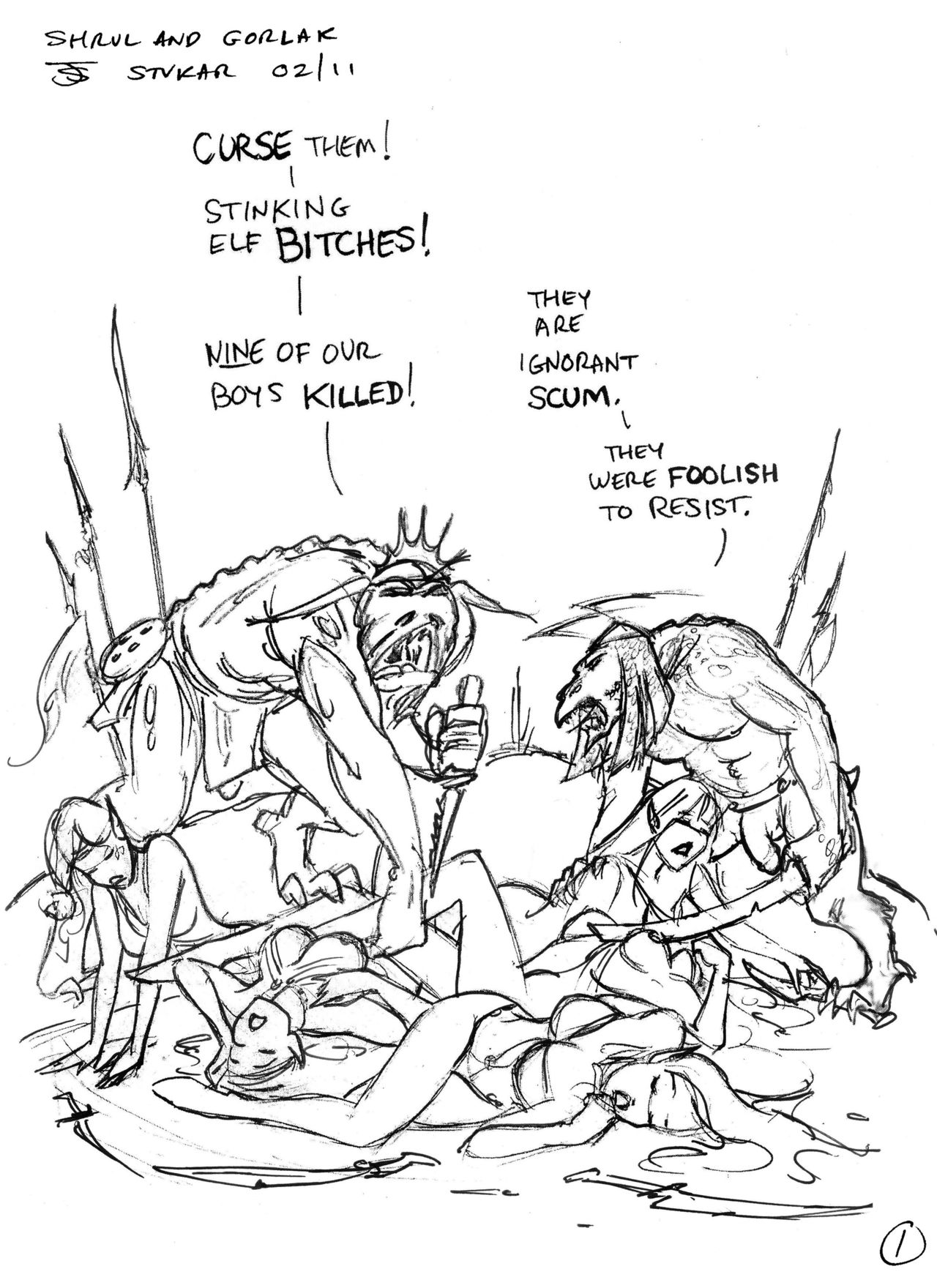 Shrul and Gorlak page 1 full