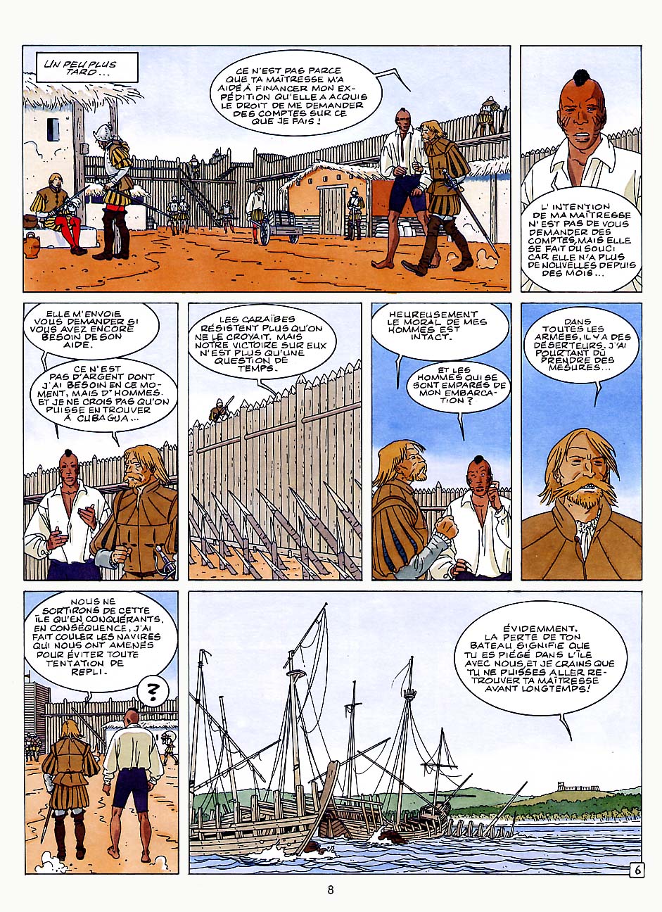 La Sueur du Soleil - 4 - Les marais de l'Anaconda page 8 full